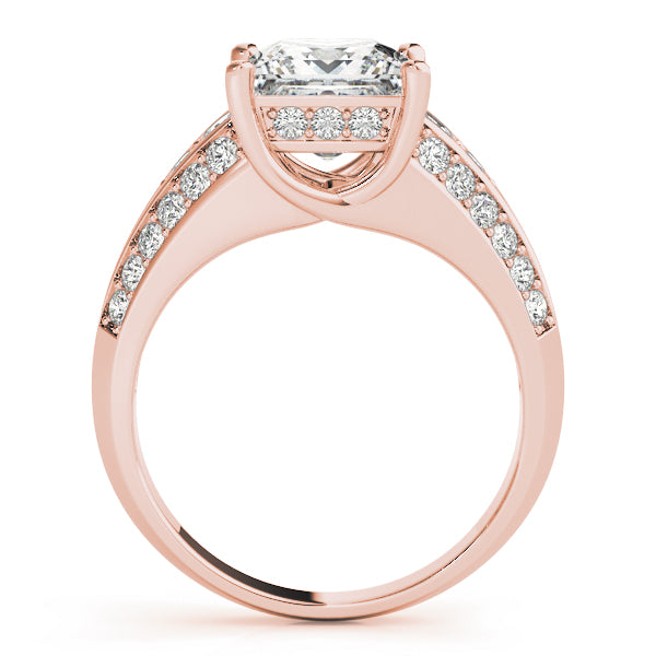 Split Shank Pavé Diamond Engagement Ring (3/8 ct. tw.)