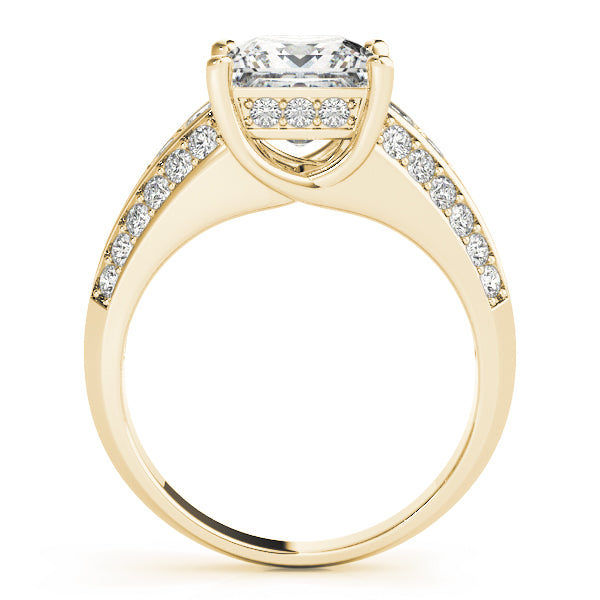 Split Shank Pavé Diamond Engagement Ring (3/8 ct. tw.)