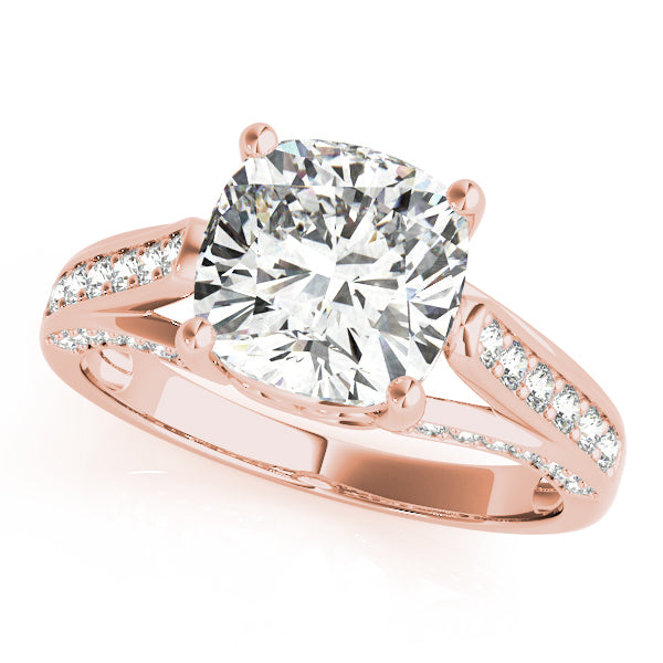 Split Shank Pavé Diamond Engagement Ring (1/3 ct. tw.)