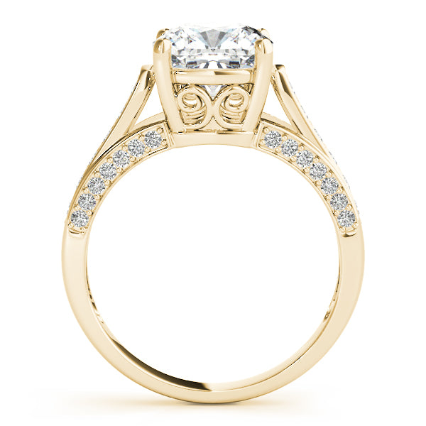 Split Shank Pavé Diamond Engagement Ring (1/3 ct. tw.)