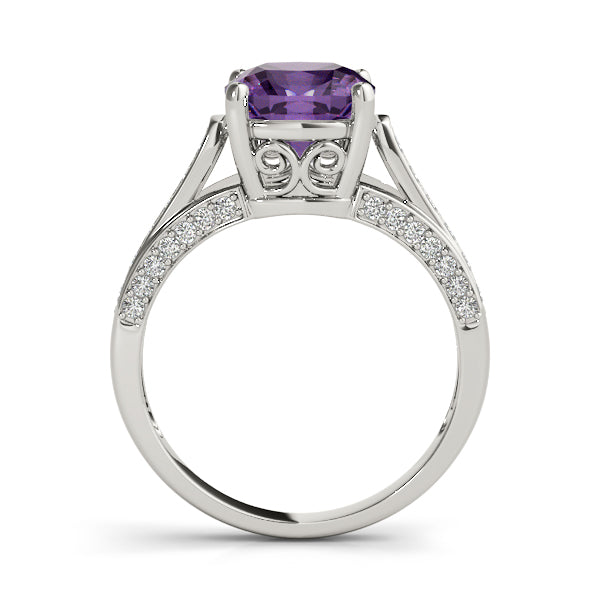 Split Shank Pavé Diamond Engagement Ring (1/3 ct. tw.)