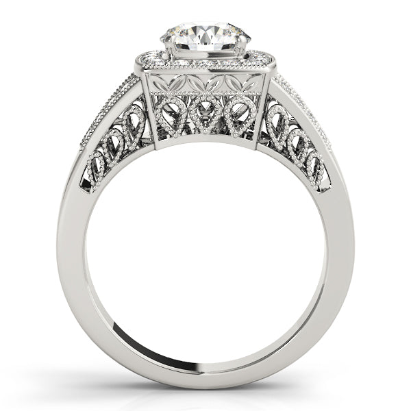 Vintage Halo Diamond Engagement Ring (1/3 ct. tw.)