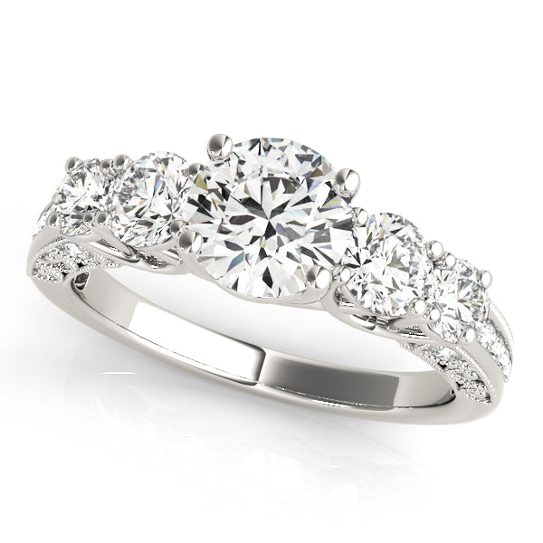 Graduated Five-Stone Diamond Engagement Ring (7/8 ct. tw.)