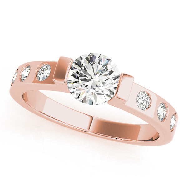 Modern Channel-Set Diamond Engagement Ring (1/4 ct. tw.)