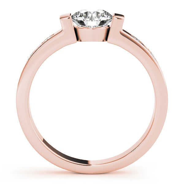 Modern Channel-Set Diamond Engagement Ring (1/4 ct. tw.)