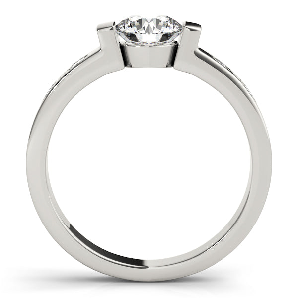 Modern Channel-Set Diamond Engagement Ring (1/4 ct. tw.)