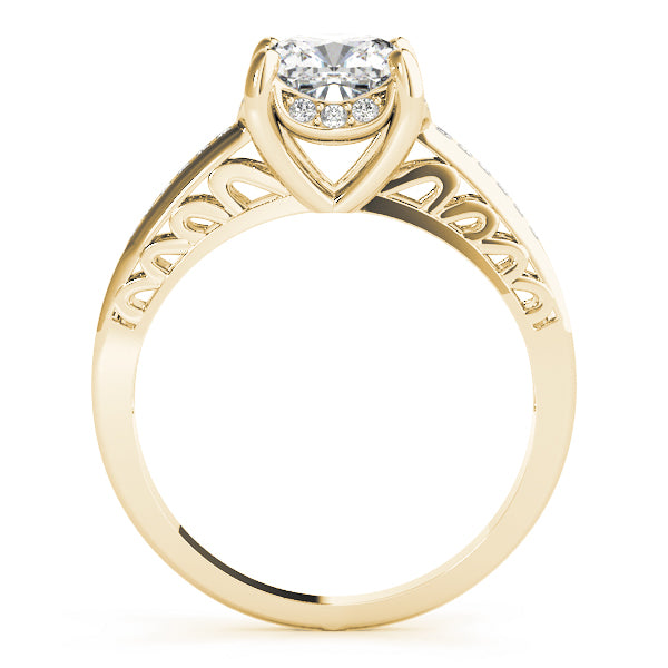 Split Shank Pavé Diamond Engagement Ring (1/8 ct. tw.)