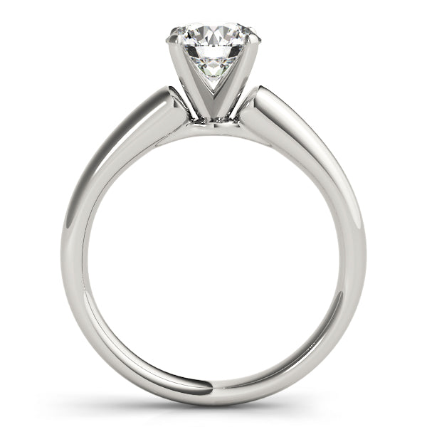 Classic Four-Prong Solitaire Diamond Engagement Ring