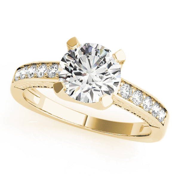 Channel-Set Diamond Engagement Ring (1/4 ct. tw.)