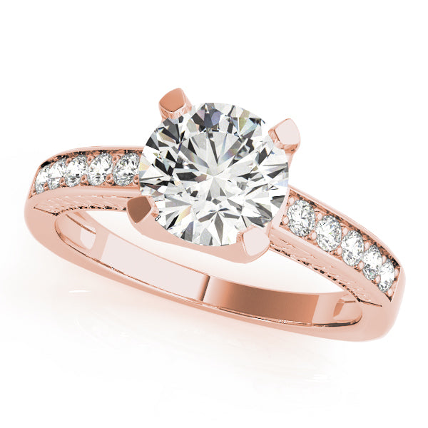 Channel-Set Diamond Engagement Ring (1/4 ct. tw.)