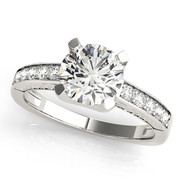 Channel-Set Diamond Engagement Ring (1/4 ct. tw.)