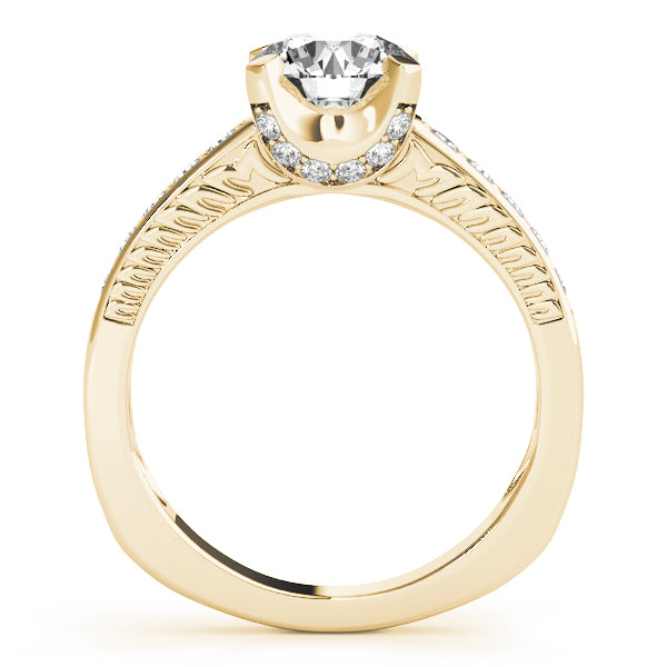 Channel-Set Diamond Engagement Ring (1/4 ct. tw.)