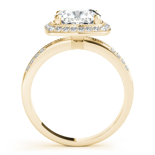 Halo Pavé Diamond Engagement Ring (1/3 ct. tw.)