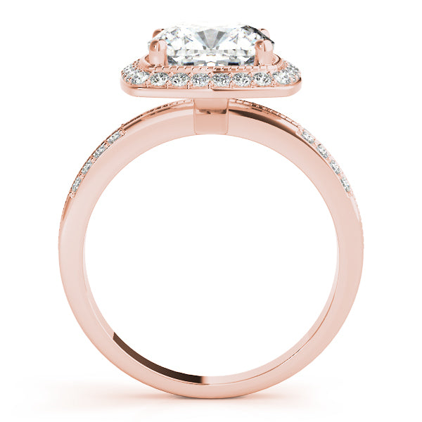 Halo Pavé Diamond Engagement Ring (1/3 ct. tw.)