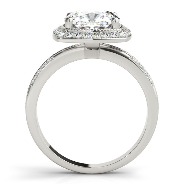 Halo Pavé Diamond Engagement Ring (1/3 ct. tw.)