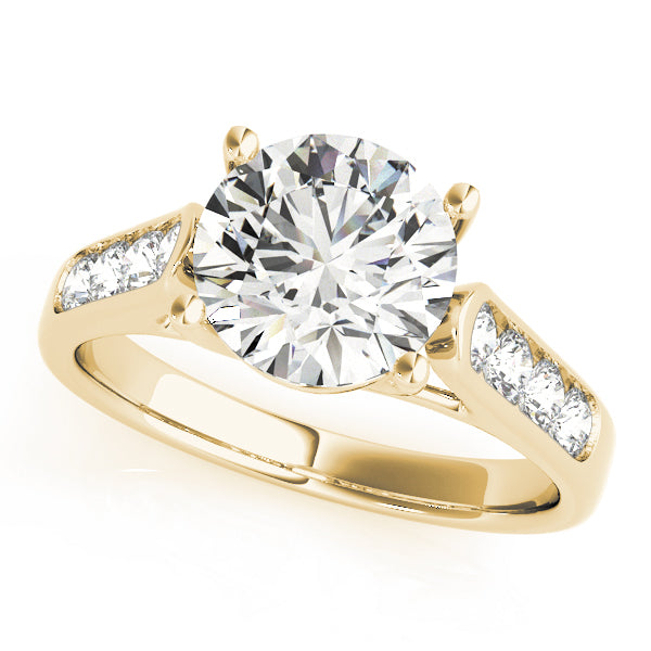 Channel-Set Diamond Engagement Ring (1/2 ct. tw.)