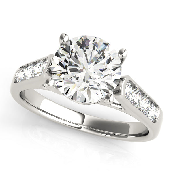 Channel-Set Diamond Engagement Ring (3/8 ct. tw.)