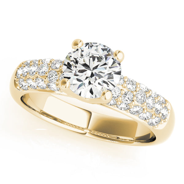Pavé Diamond Engagement Ring (1/2 ct. tw.)