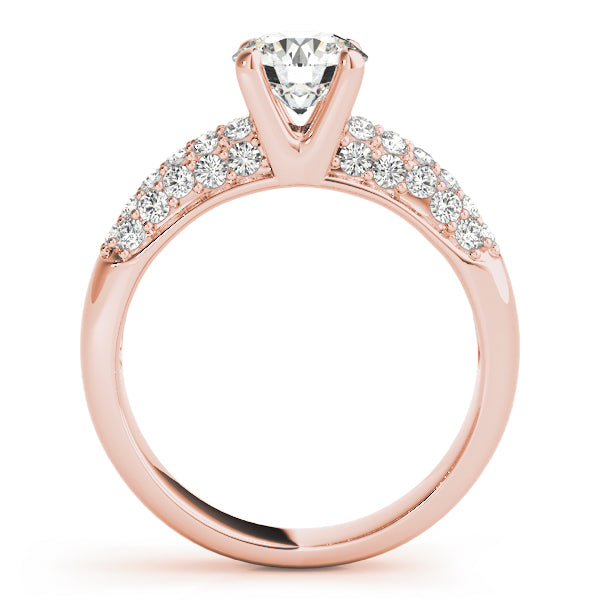 Pavé Diamond Engagement Ring (1/3 ct. tw.)