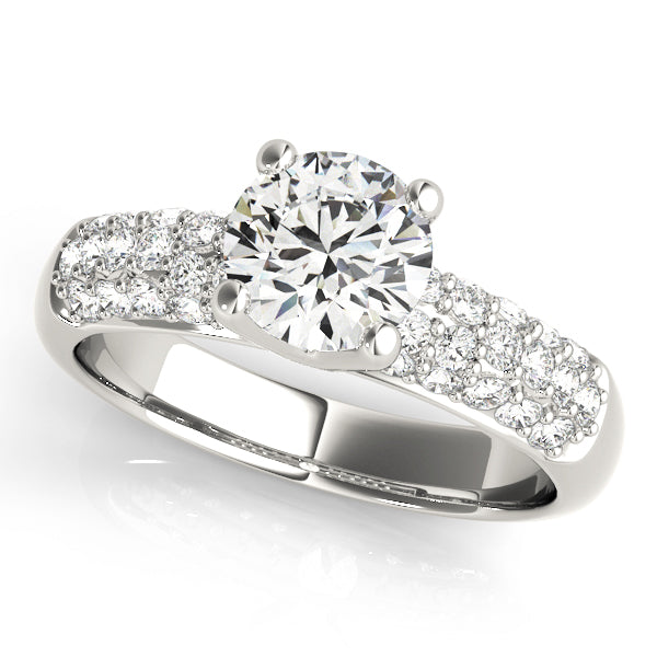 Pavé Diamond Engagement Ring (1/3 ct. tw.)