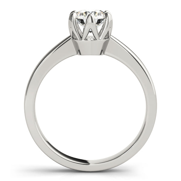 Classic Six-Prong Solitaire Diamond Engagement Ring