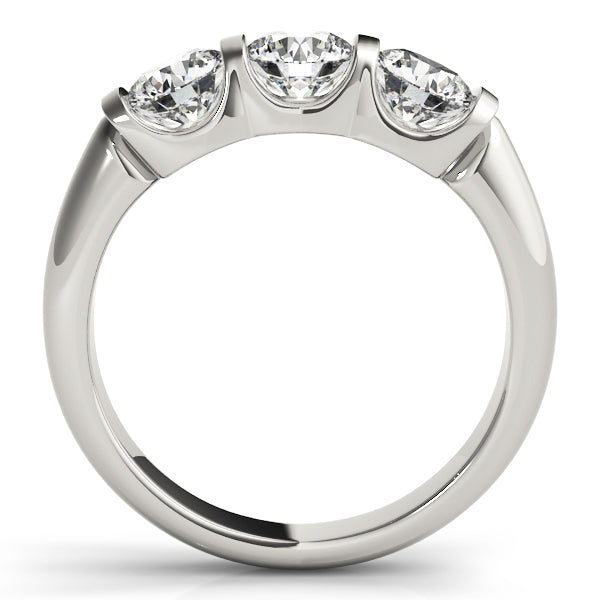 Classic Three-Stone Diamond Engagement Ring