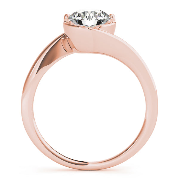 Modern Bezel Bypass Diamond Engagement Ring (1/2 ct. tw.)