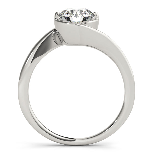 Modern Bezel Bypass Diamond Engagement Ring (1/2 ct. tw.)