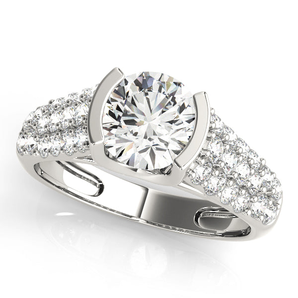Riviera Pavé Diamond Engagement Ring (5/8 ct. tw.)