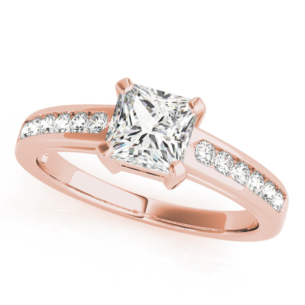 Channel-Set Diamond Engagement Ring (1/4 ct. tw.)
