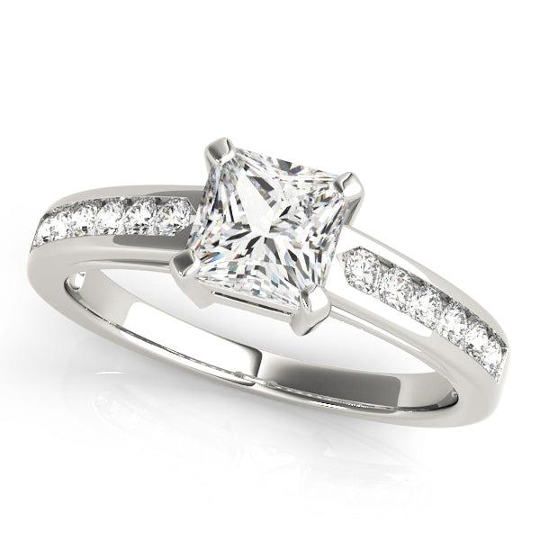 Channel-Set Diamond Engagement Ring (1/4 ct. tw.)