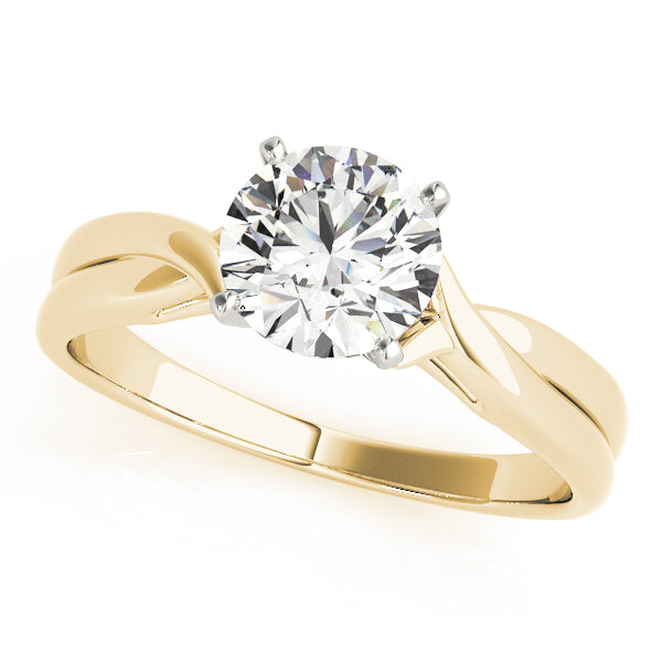 Classic Split-Shank Solitaire Engagement Ring