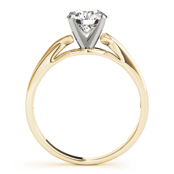 Classic Split-Shank Solitaire Engagement Ring