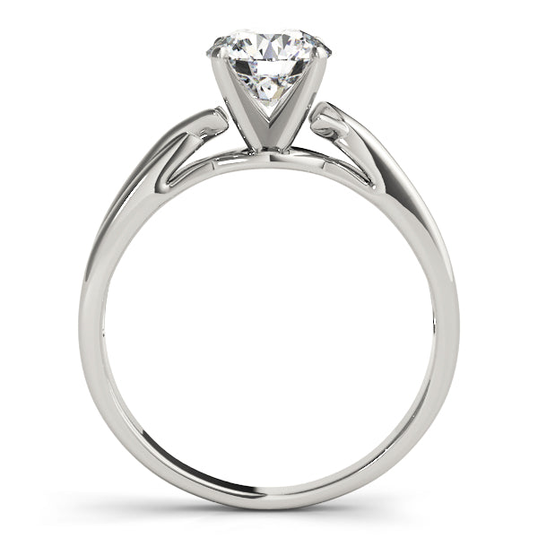Classic Split-Shank Solitaire Engagement Ring