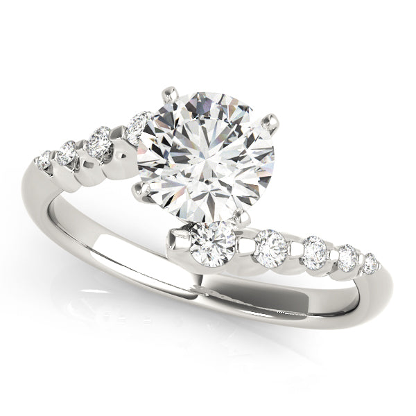 Graduated Diamond Engagement Ring in Multiple metals (1/4 ct. tw.)