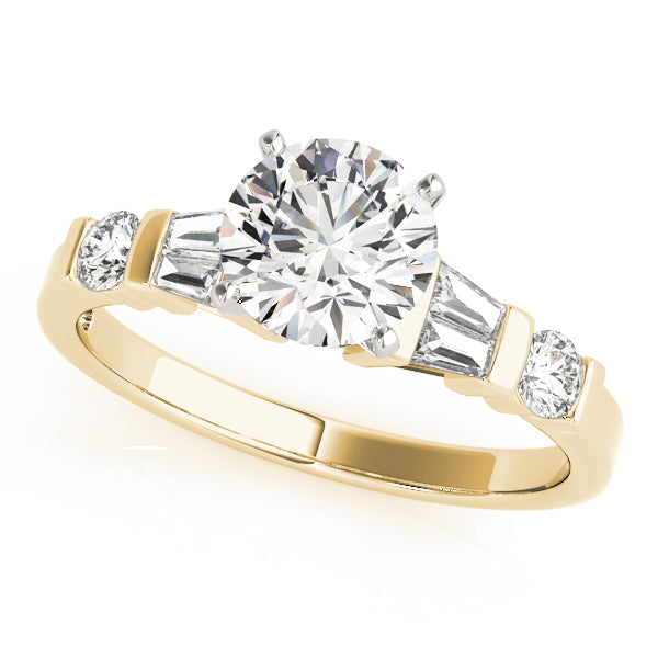 Tapered Baguette Diamond Engagement Ring (1/3 ct. tw.)