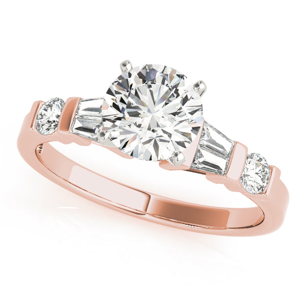 Tapered Baguette Diamond Engagement Ring (1/3 ct. tw.)