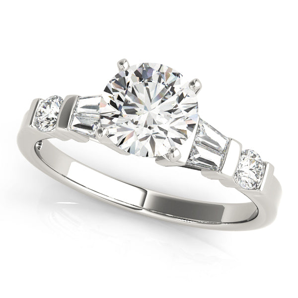 Tapered Baguette Diamond Engagement Ring (1/3 ct. tw.)