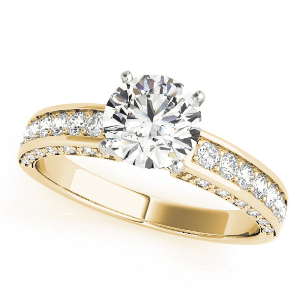 Channel-Set Diamond Engagement Ring (3/8 ct. tw.)