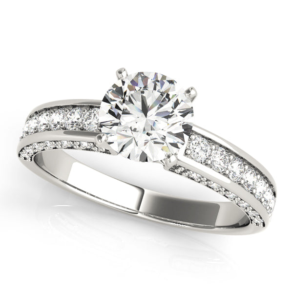 Channel-Set Diamond Engagement Ring (3/8 ct. tw.)