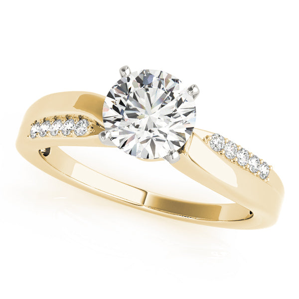 Tapered Diamond Engagement Ring (1/15 ct. tw.)