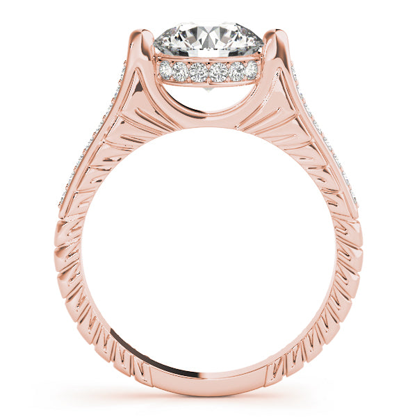 Petite Pavé Diamond Engagement Ring (1/5 ct. tw.)