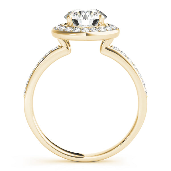 Halo Pavé Diamond Engagement Ring (1/3 ct. tw.)