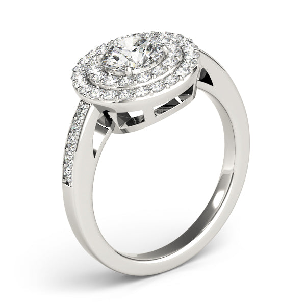 Double Halo Diamond Engagement Ring (3/4 ct. tw.)