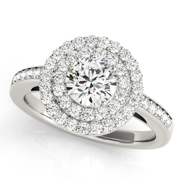 Double Halo Diamond Engagement Ring (3/4 ct. tw.)