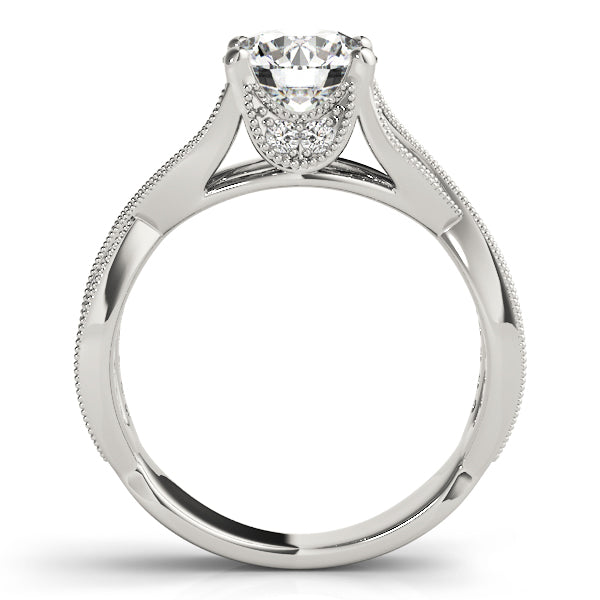 Twist Pavé Diamond Engagement Ring (3/8 ct. tw.)