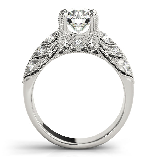 Romantic Milgrain Diamond Engagement Ring (1/2 ct. tw.)