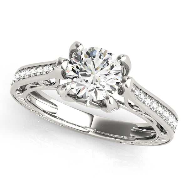 Channel-Set Diamond Engagement Ring (1/4 ct. tw.)