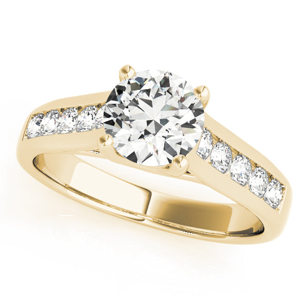 Channel-Set Diamond Engagement Ring (3/8 ct. tw.)