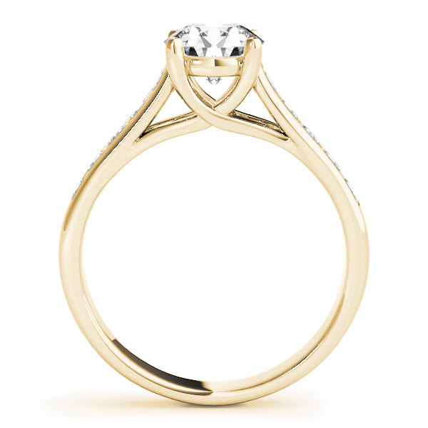 Channel-Set Diamond Engagement Ring (3/8 ct. tw.)
